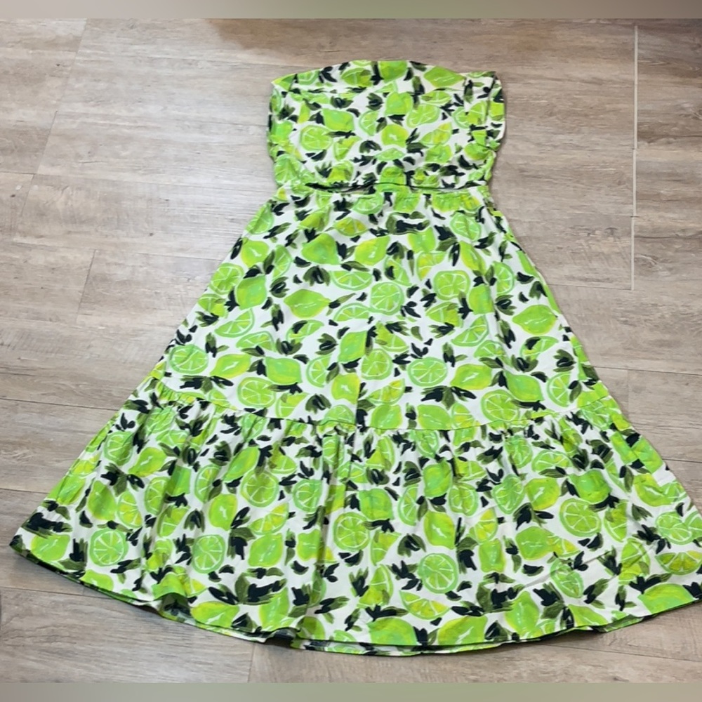 NWT Steve Madden Amanda Cotton Midi Dress Size Large - Picture 9 of 9